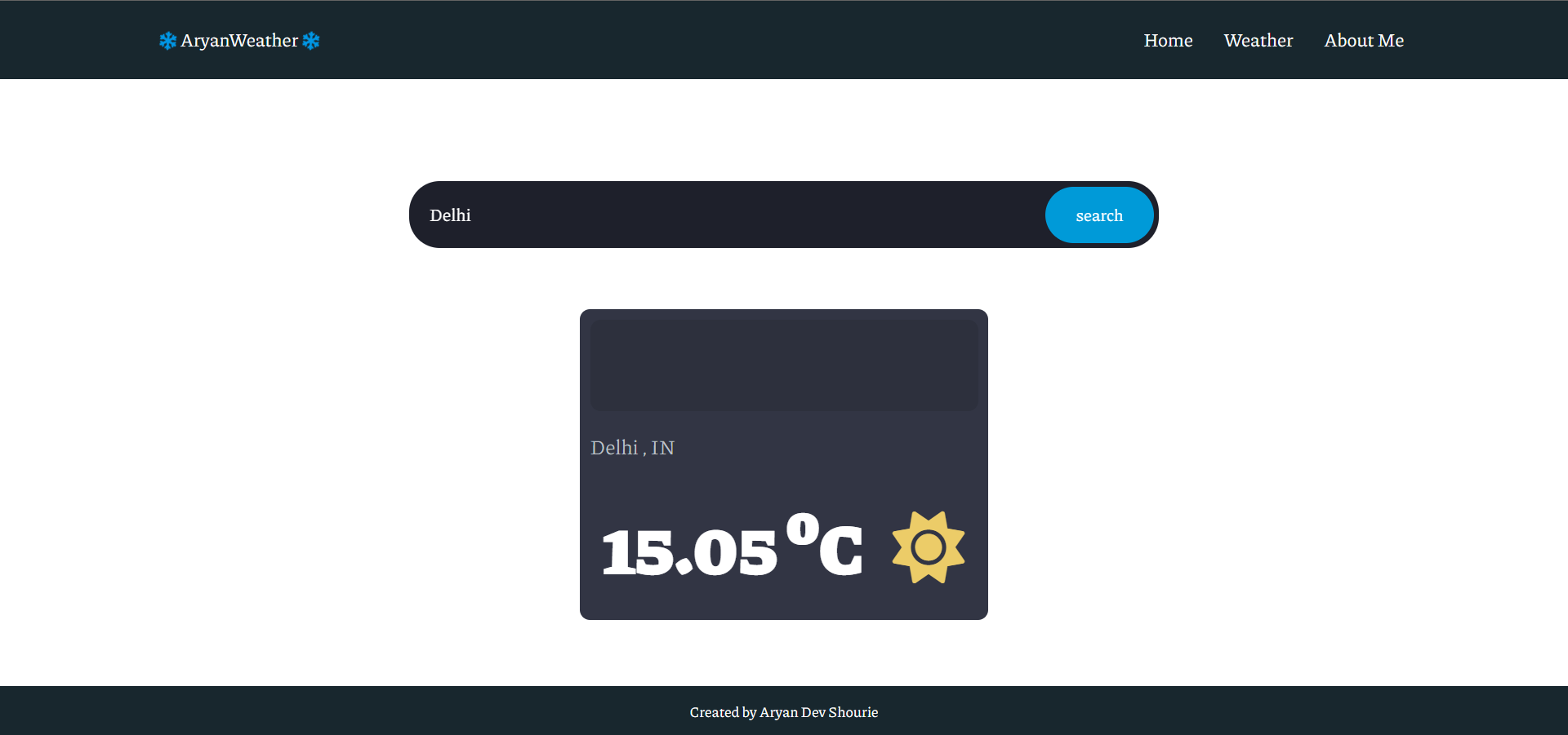 Weather Forecasting App