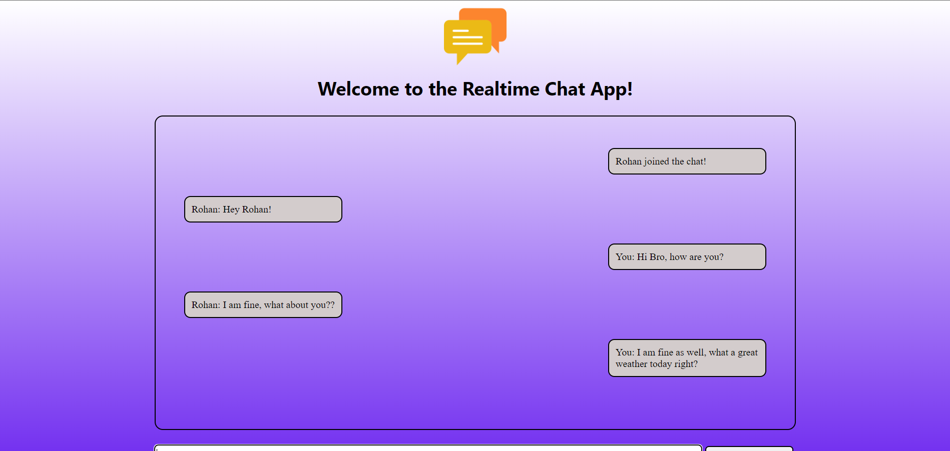 Real Time Chat App